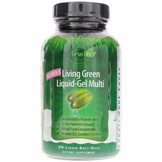 Women's Living Green Liquid-Gel Multi, IRN
